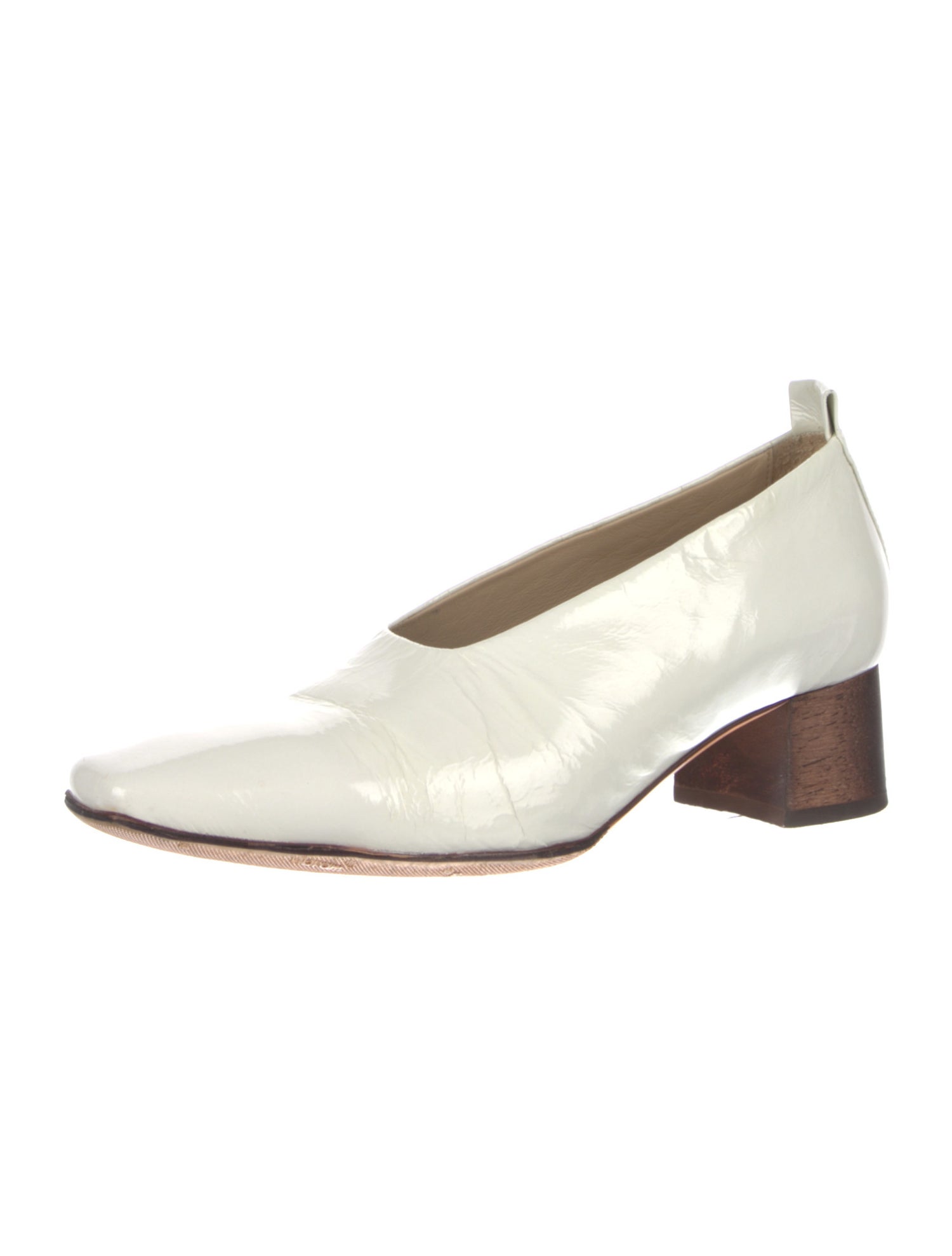 Mari Giudicelli Patent Leather Pumps